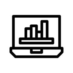 growing graph icon or logo isolated sign symbol vector illustration - high quality black style vector icons
