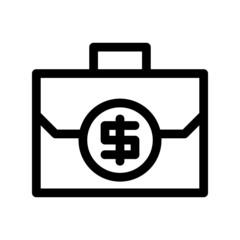 job money icon or logo isolated sign symbol vector illustration - high quality black style vector icons
