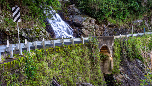 Newell Falls in Dorigo National Park, NSW, Australia