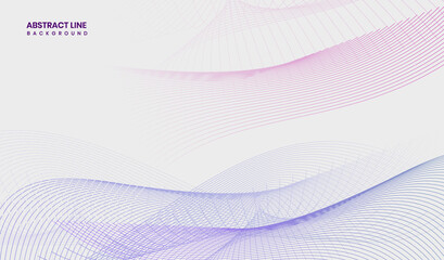 Abstract wavy line background