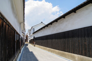 日本の伝統家屋が多く残る倉敷美観地区