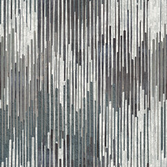 Stripes pattern on grunge background, plaster seamless texture, wall stencil, 3d illustration