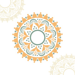 Circle mandala ethnic mandala art ornament