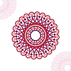 Circle mandala ethnic mandala art ornament