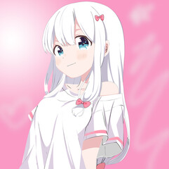Pink anime girl BatabiChan<3