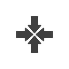 Four arrows vector icon