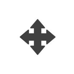 Expand arrows vector icon