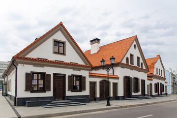 Beautiful houses in retro style