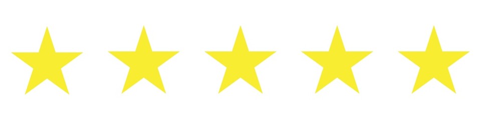 yellow star indicator on white background