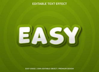 easy editable text effect template with abstract style use for business logo and brand