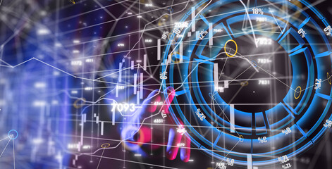 Futuristic wave, Futuristic data stream