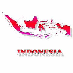 Indonesia-map-vector