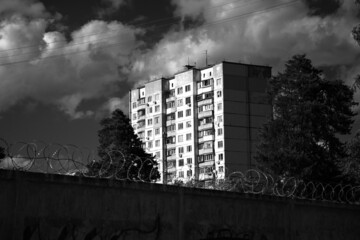 building in the city