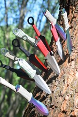 Throwing combat knife for sport and leisure