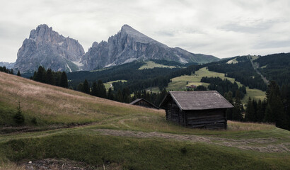 Fototapeta na wymiar Summer in the Dolomites mountains