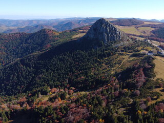 Fototapeta na wymiar Mont Gerbier de Jonc, Ardèche, Massif Central, Auvergne Rhône Alpes France Europe