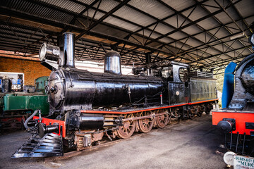 Fototapeta premium old steam train