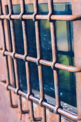 Old window with bars