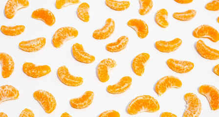 Orange segments on white background.