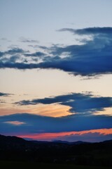 Fototapeta na wymiar Farben am Abendhimmel