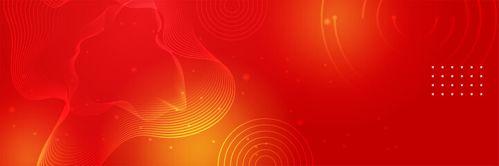 Website header or banner design with abstract geometric background and connecting dots and lines. Global network connection. Digital technology with plexus background and space for your text.