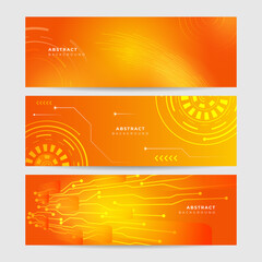 Website header or banner design with abstract geometric background and connecting dots and lines. Global network connection. Digital technology with plexus background and space for your text.