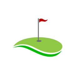 golf field logo