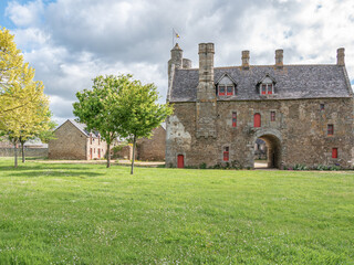 Fototapeta na wymiar The manor of the city of Taden in France.
