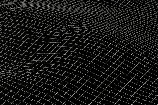 Abstract Wave Pattern Technology Background. 3d render