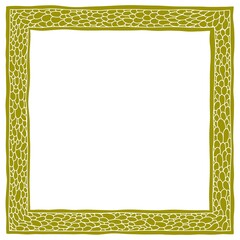 Decorative frame, elegant vector element for design, place for text. Template for photo, portrait, album, invitations and greeting cards.