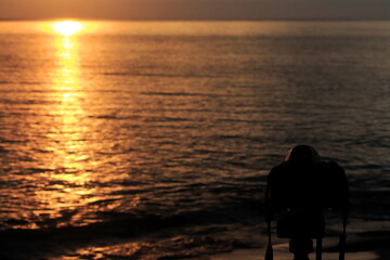 Obraz premium set of pictures of the beauty of nature in the morning