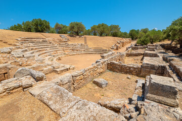 Theatre of Aptera. Crete, Greece