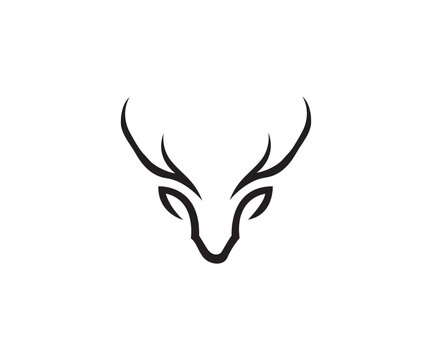 Buy Deer Head Tattoo Black and White Animal Tattoo Digital Art Online in  India - Etsy