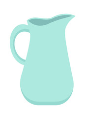 Glass jug icon. Vector illustration