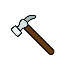 hammer vector for website symbol icon presentation