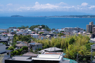 葉山町の街並み