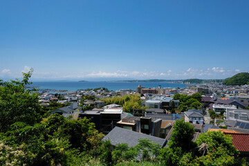 葉山町の街並み