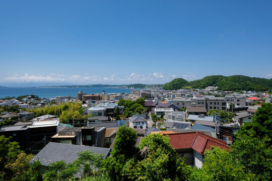 葉山町の街並み