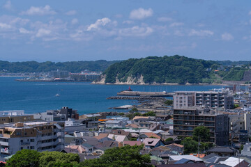 葉山町の街並み