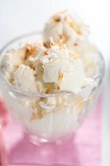 Coconut ice cream