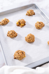 Apple oatmeal cookies