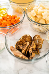 Creamy wild mushroom soup