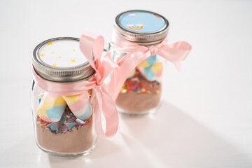 Unicorn hot chocolate mix