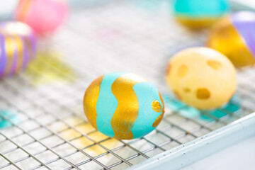 Easter egg coloring