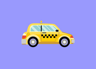 taxi car illustration