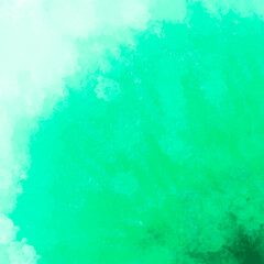green gradient watercolor art background.