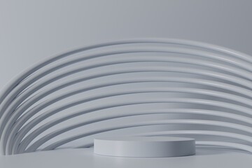 Obraz premium rendering product background with 3d podium scene to show product