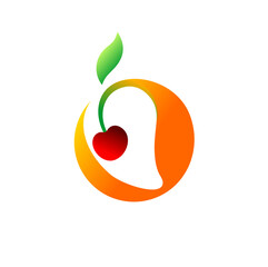mango with cherry concept design