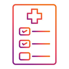 Obraz premium Medical Prescription Icon