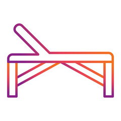 Physiotherapy Table Icon